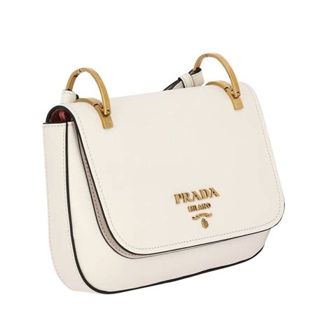 borsa prada piccola rossa con righe bianche|Borse mini da donna di Prada .